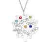 Family Tree Sterling Silver Personalized Necklace