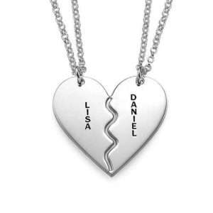 Breakable Heart Necklace Set