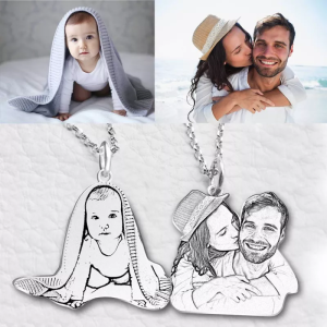 Personalized Pet Memorial Photo Necklace