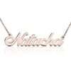 Rose Gold Plated Classic Custom Name Necklace